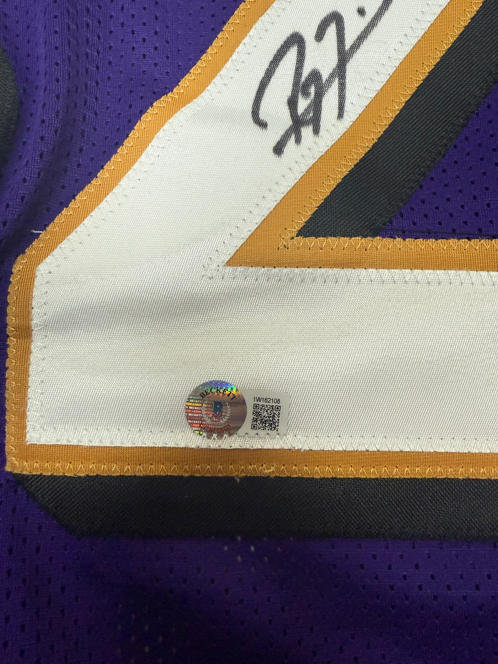 Ray Lewis Signed Custom Jersey (Beckett Authenticated)