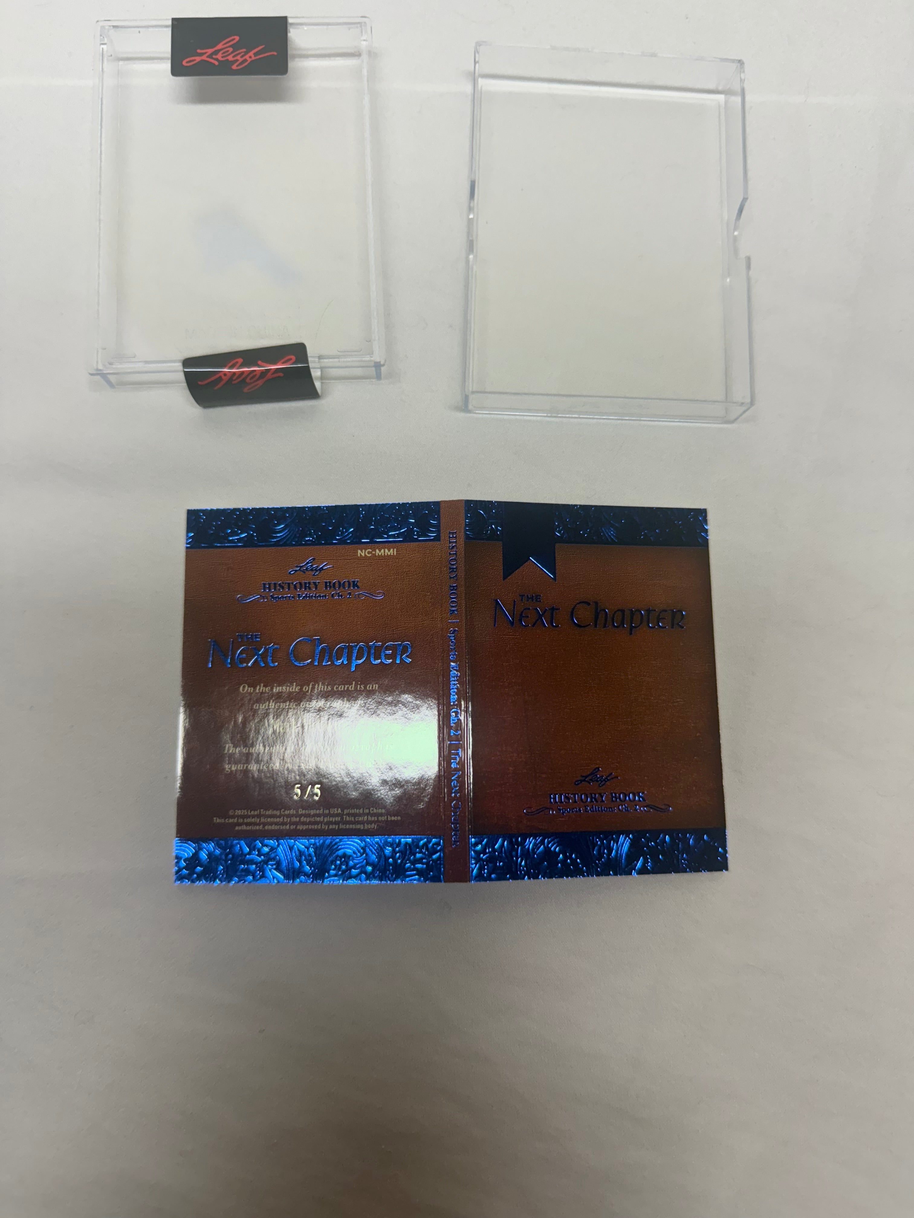 Mark McGwire Signed Leaf History Book 5/5