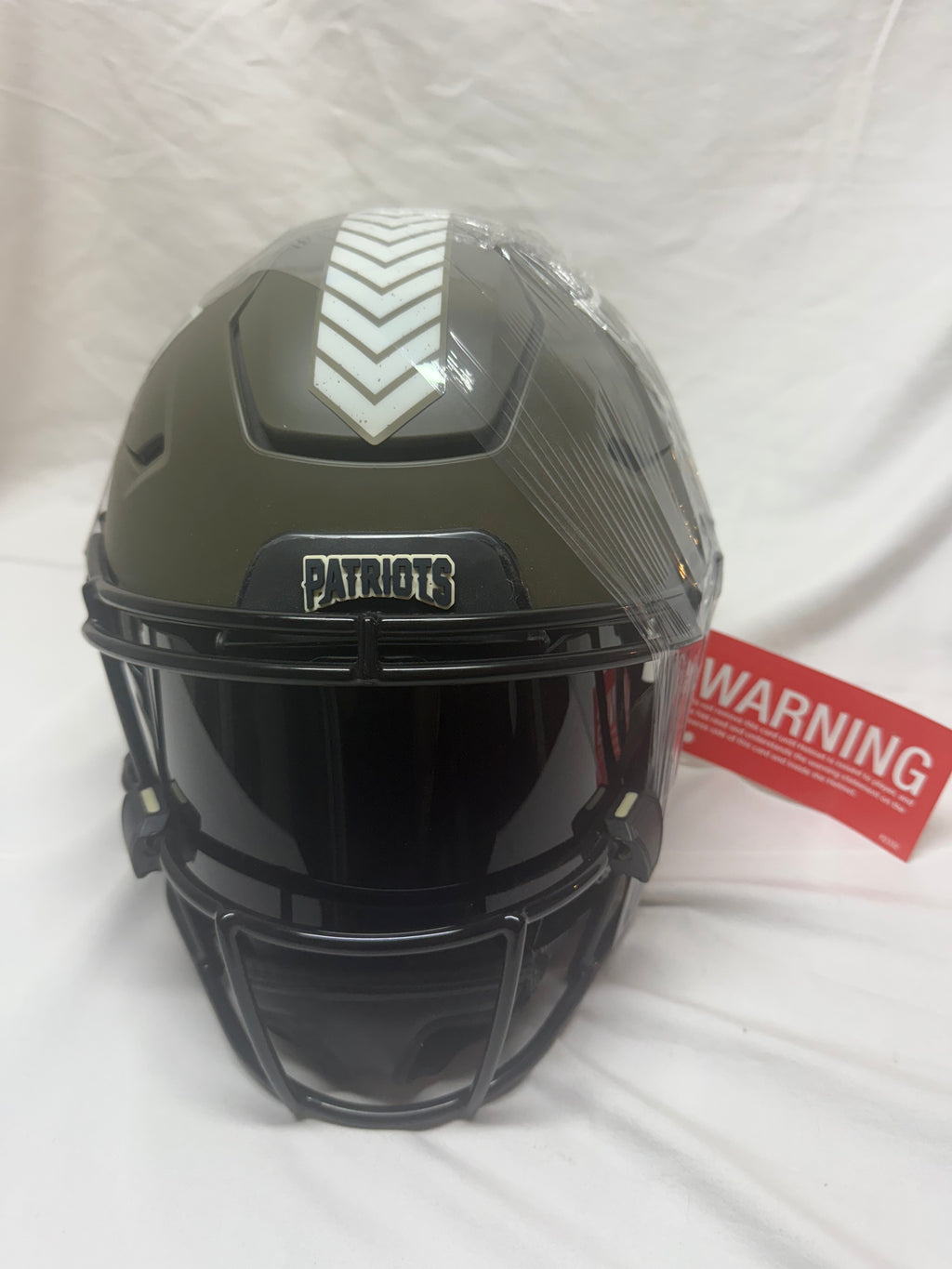 Julian Edelman Signed Salute To Service NFL SpeedFlex FullSize Authentic Helmet (PSA)