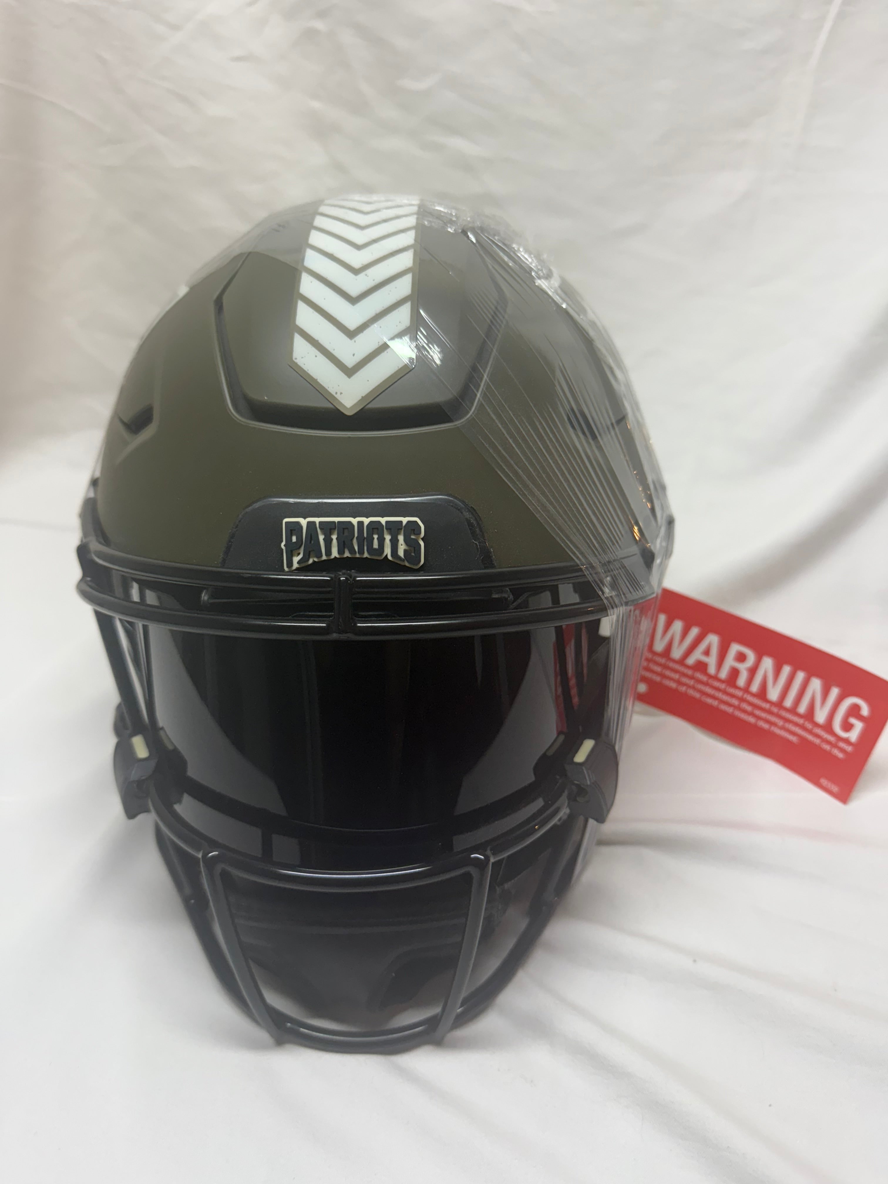 Julian Edelman Signed Salute To Service NFL SpeedFlex FullSize Authentic Helmet (PSA)